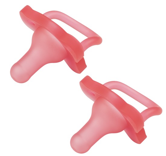 Pepe de silicon UNA PIEZA rosado 2 pack